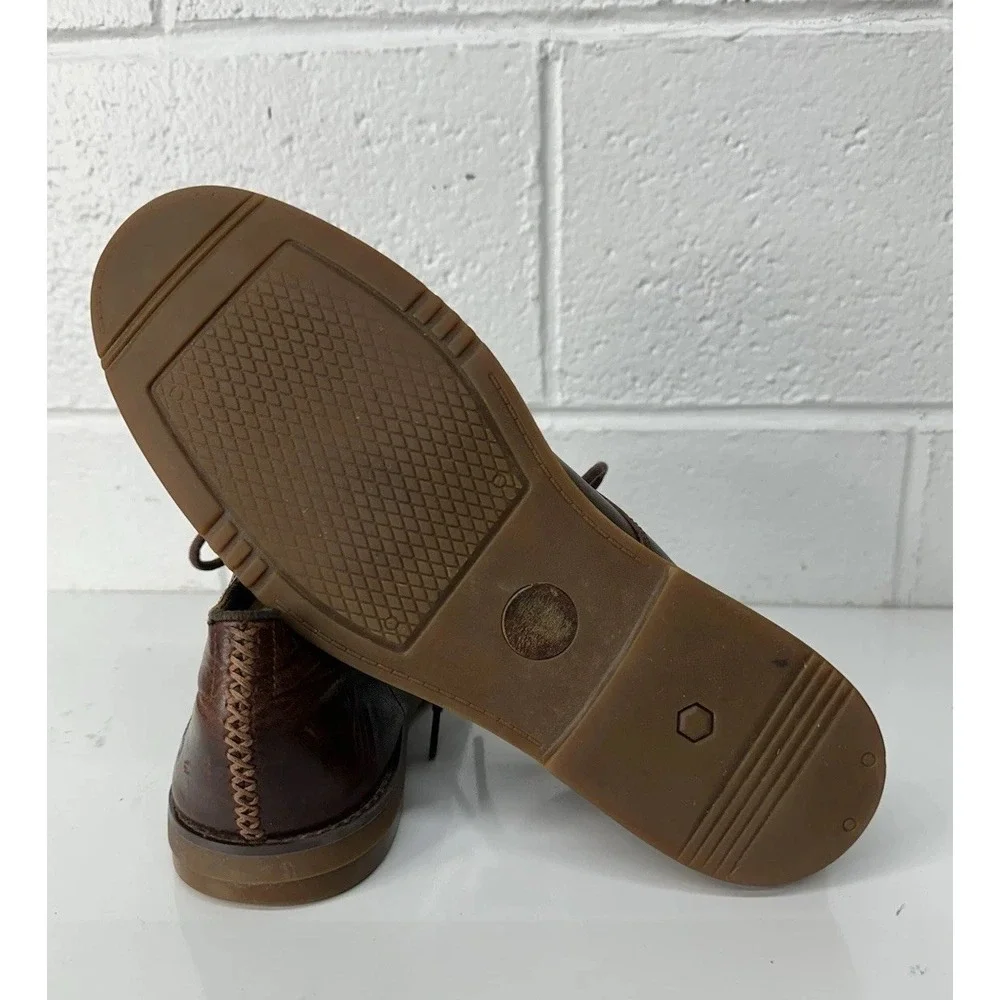 Timberland Yorkdale Brown Leather Lace‎ Up Chukka Boots A22GK Men's Size 9